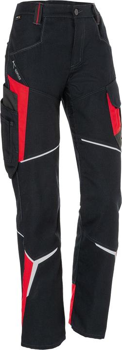 Produktbild Kübler Damenhose BODYFORCE schwarz/mittelrot Form 2325 Grösse 48 (48, 48)