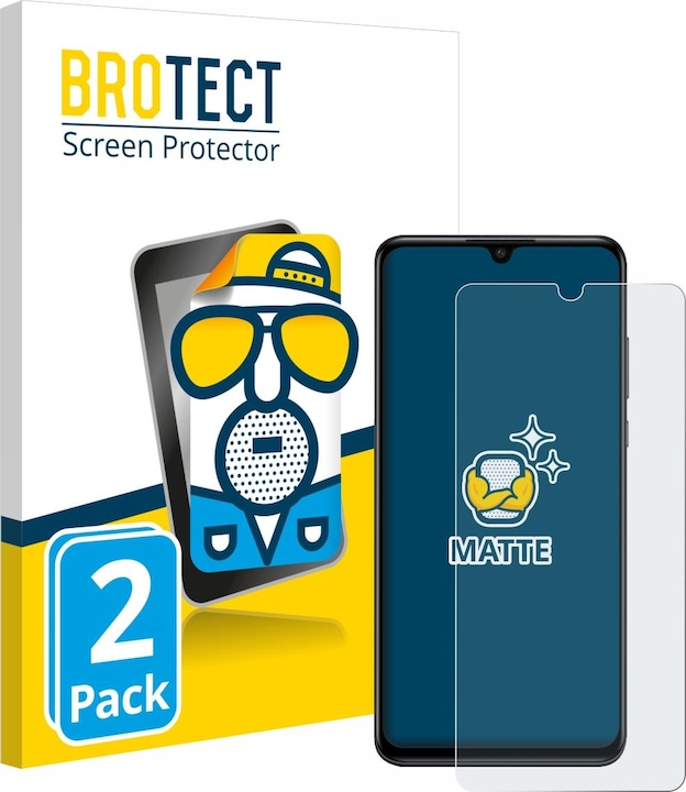 Actual product image BROTECT Anti-glare screen protector matt (2 Piece, Huawei P30 Lite New Edition)