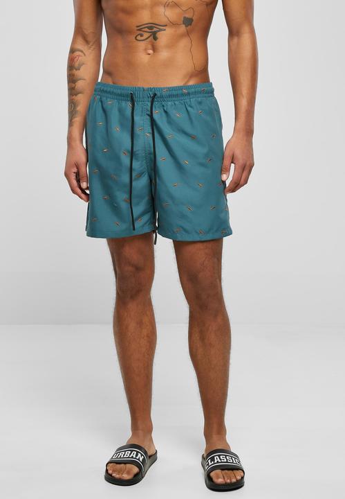 Immagine prodotto Urban Classics Pantaloncini da bagno con ricamo - 5152 (L)