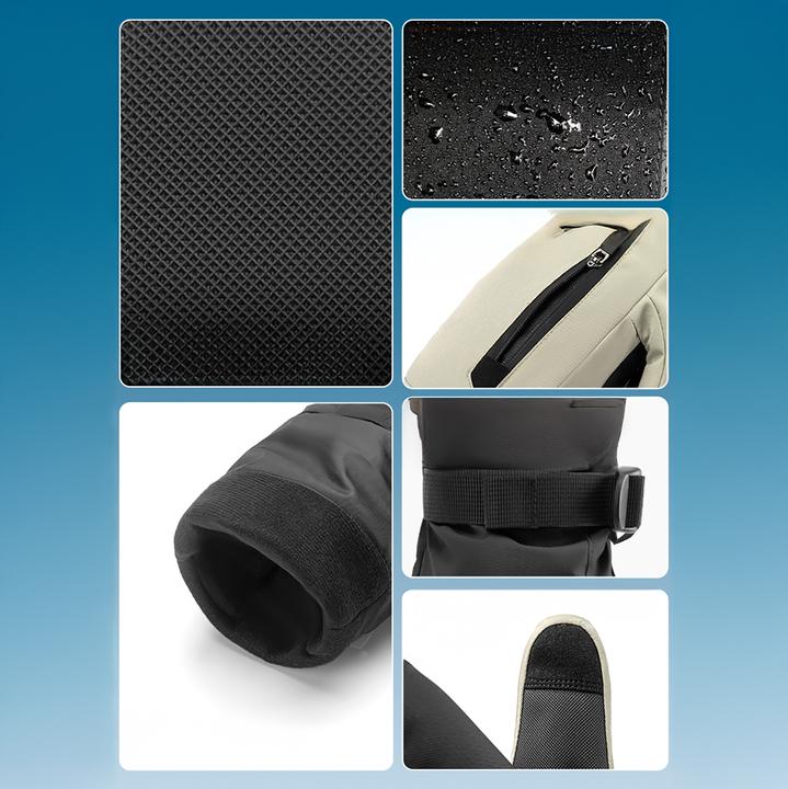 Productafbeelding Dakine The others Qunature Qunature Full Length Ski Gloves Size L - Light Brown (L)