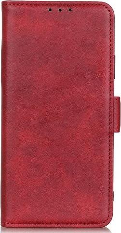 Actual product image Cover-Discount iPhone 13 Pro Max - Vintage Flip Case Cover red (Apple iPhone 13 Pro Max)