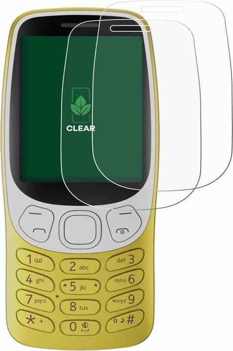 Produktbild ScreenLeaf Schutzfolie nachhaltiger Displayschutz Displayschutzfolie Folie Klar Transparent (2 Stück, Nokia 3210)