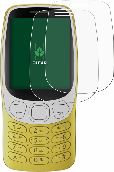Actual product image ScreenLeaf Protective film sustainable screen protector screen protector film clear transparent (2 Piece, Nokia 3210)