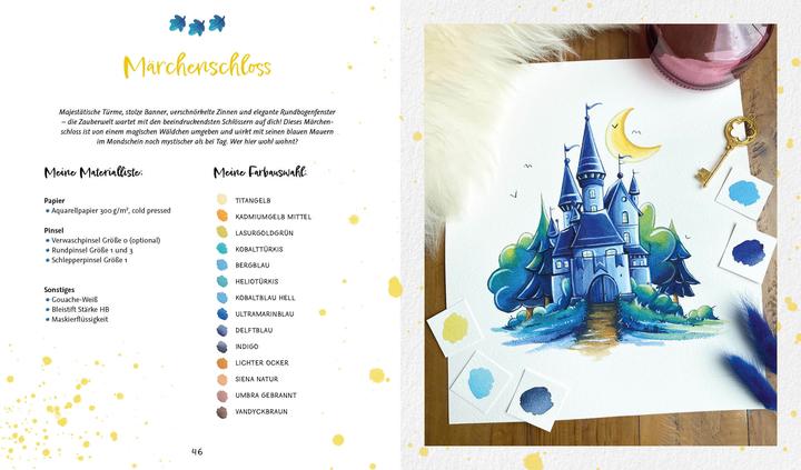 Produktbild Zauberhaftes Watercolor (Deutsch, Carolin Hensler, 2025)