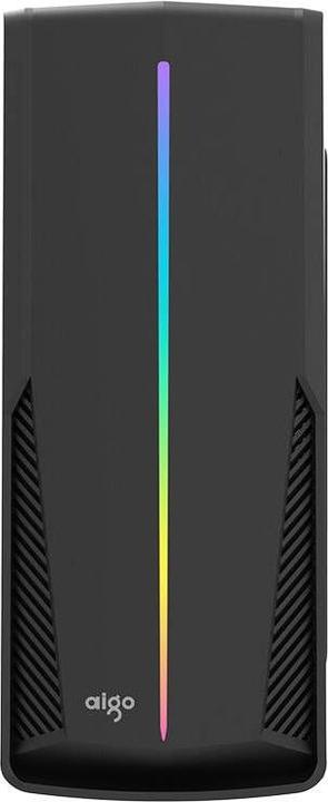 Image du produit Darkflash Tech Aigo RAINBOW 6 computer case (black) (ATX, mATX)