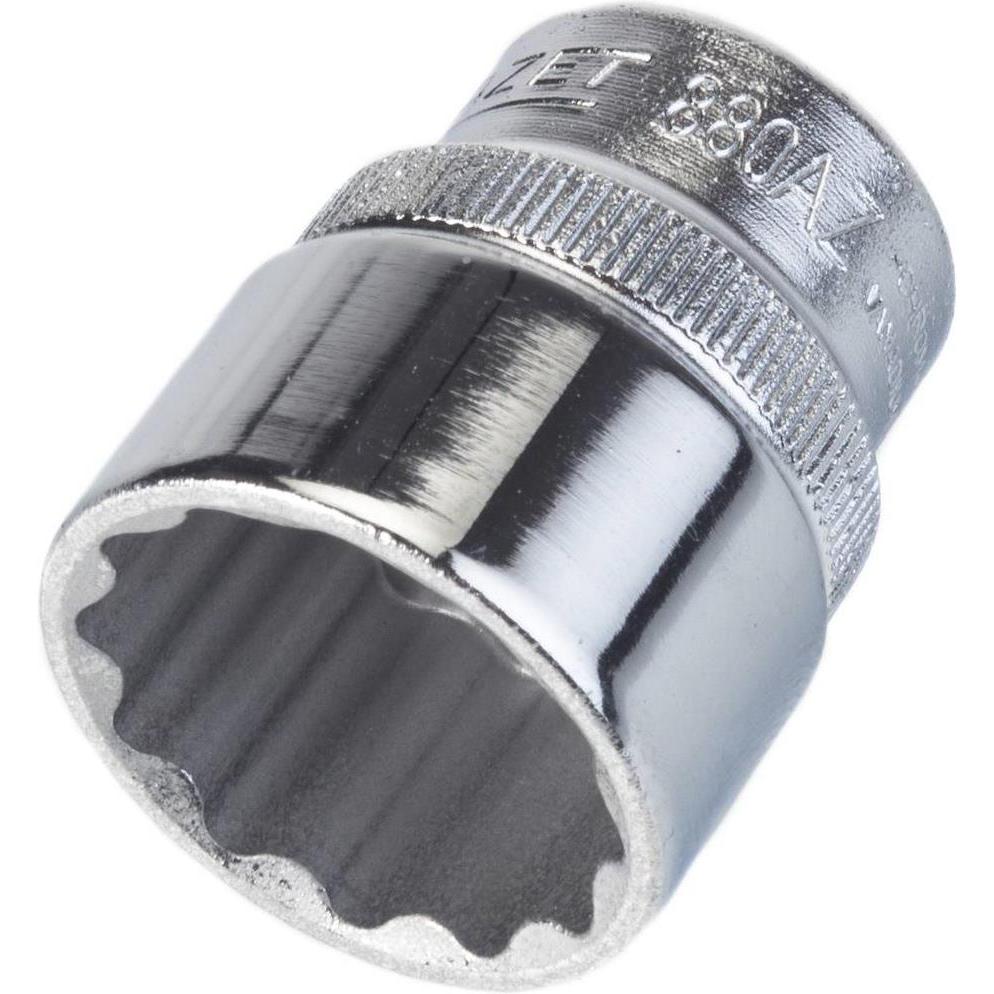 HAZET, Steckschlüssel + Stecknuss, Steckschlüsseleinsatz ∙ Doppelsechskant 880AZ-25/32 ∙ Vierkant10 mm (3/8 Zoll) ∙ Auss...