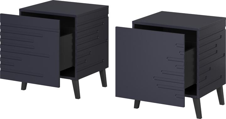 Image du produit Cama Table de nuit NOVA 44x40x52 bleu marine mat