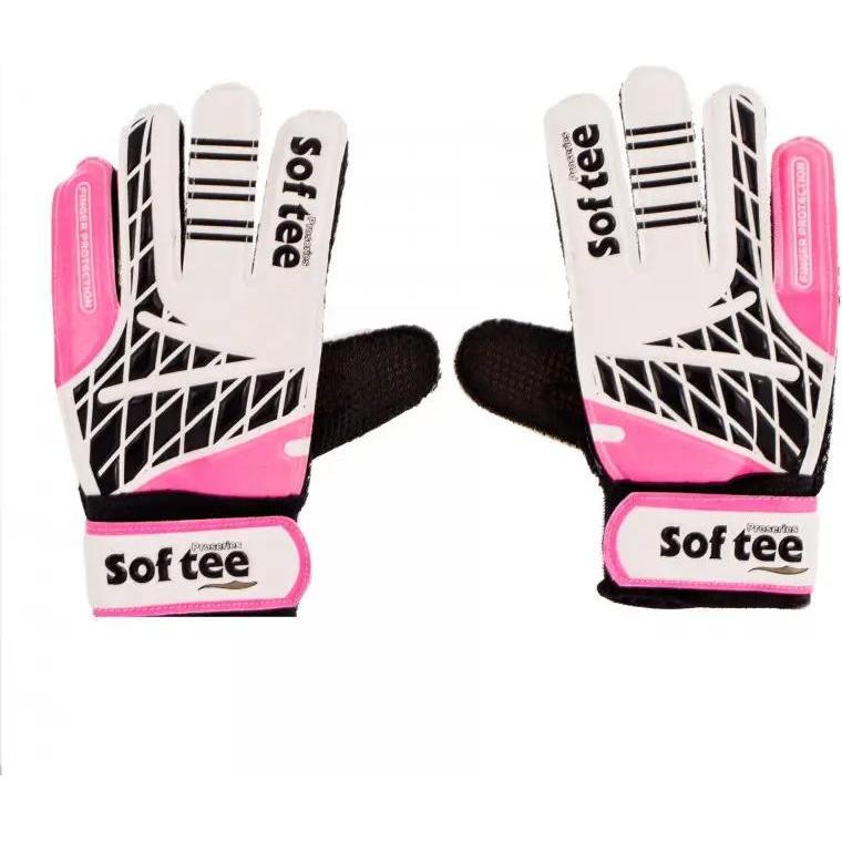 Softee, Herren, Handschuhe, ein paar torwarthandschuhe europa, Weiss, (One Size)