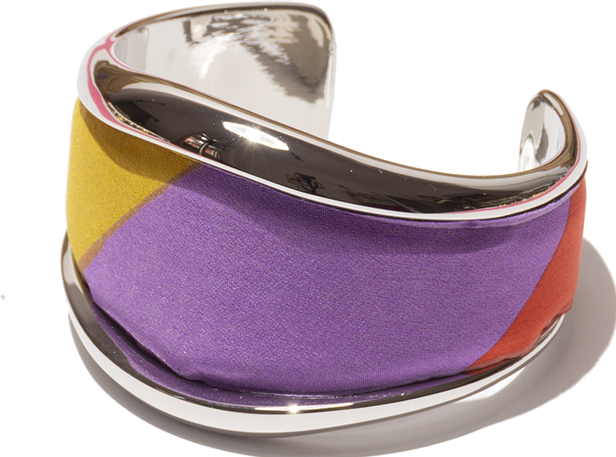 Produktbild MM33 Bangle rainbow stripes (950 Platin)