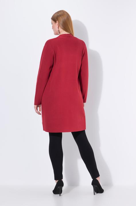 Image du produit Ulla Popken Cardigan coupe ouverte et longue, en maille fine et douce (46, 48)