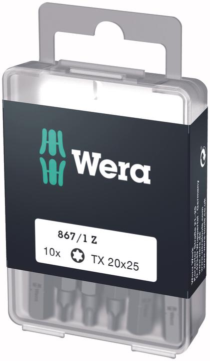 Produktbild Wera 867/1 Z TX 20 x 25 mm DIY-Box (1=10) (T 20)