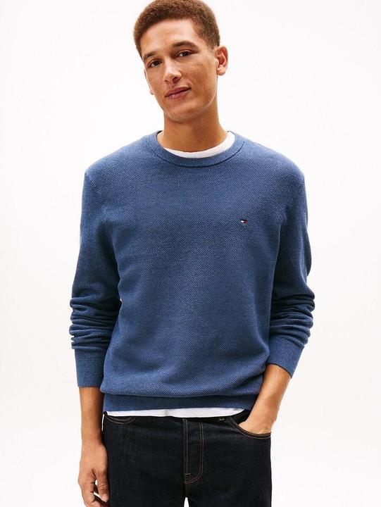Produktbild Tommy Hilfiger Einfacher Struktur-Crewneck-Pullover (S)