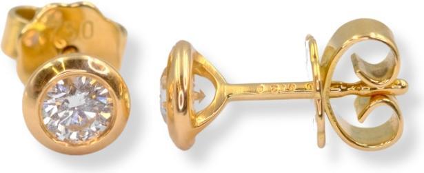 Immagine prodotto Muau Orecchini a perno (Oro bianco, Oro rosso o argento, Giallo oro)