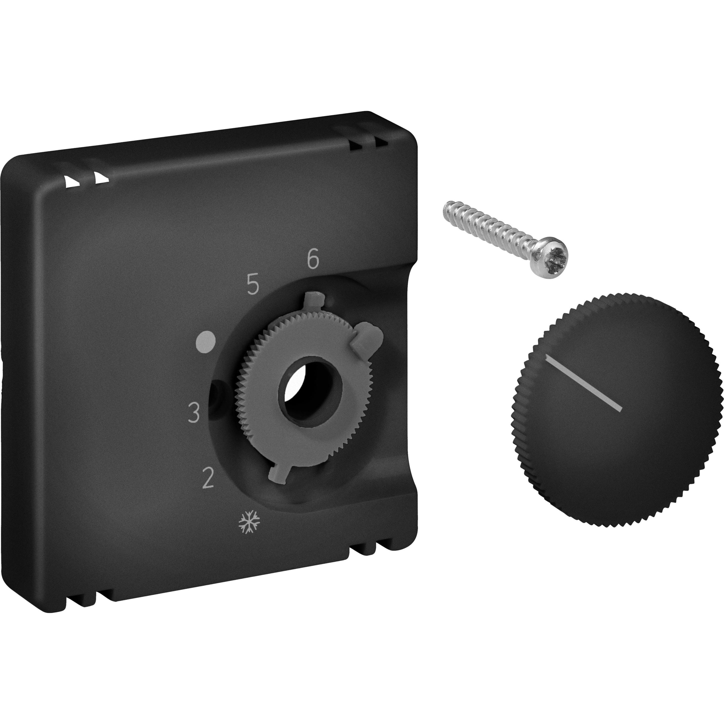 ALRE, Zubehör Schalterprogramm, IT Deckelset 55x55 anthr, matt für GIRA JZ-001.141/GI