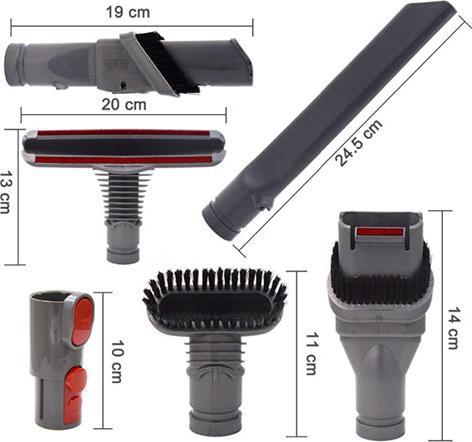 Image du produit Hermex Accessoire universel pour l'aspirateur Dyson V6 V7 V8 V10 SV10 SV11