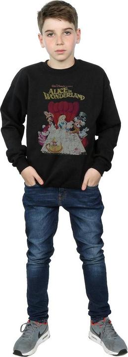 Produktbild Disney Alice In Wonderland Retro Poster Sweatshirt Jungen (128)