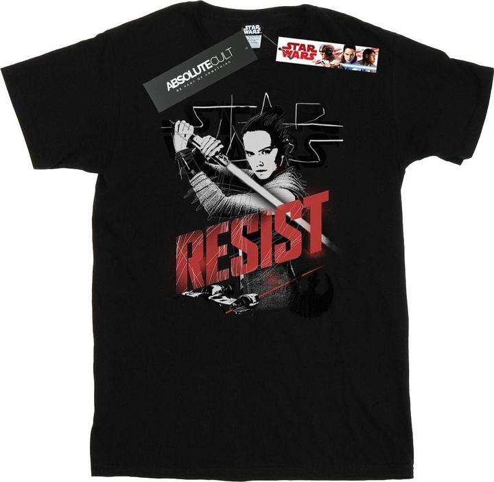 Image du produit Star Wars - T-shirt THE LAST JEDI REY RESIST - Homme (M)