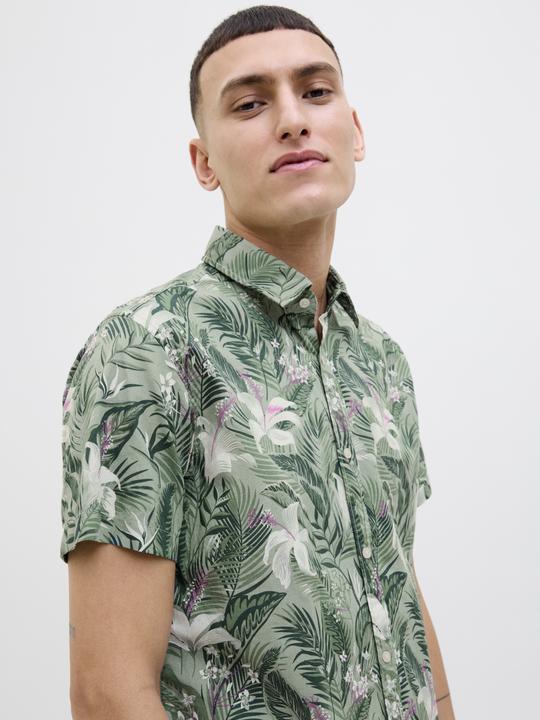 Produktbild Jack & Jones Jjhawaii Aop Shirt Ss Ln (XXL)