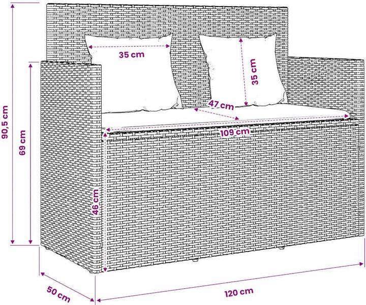 Image du produit vidaXL Gartenbank