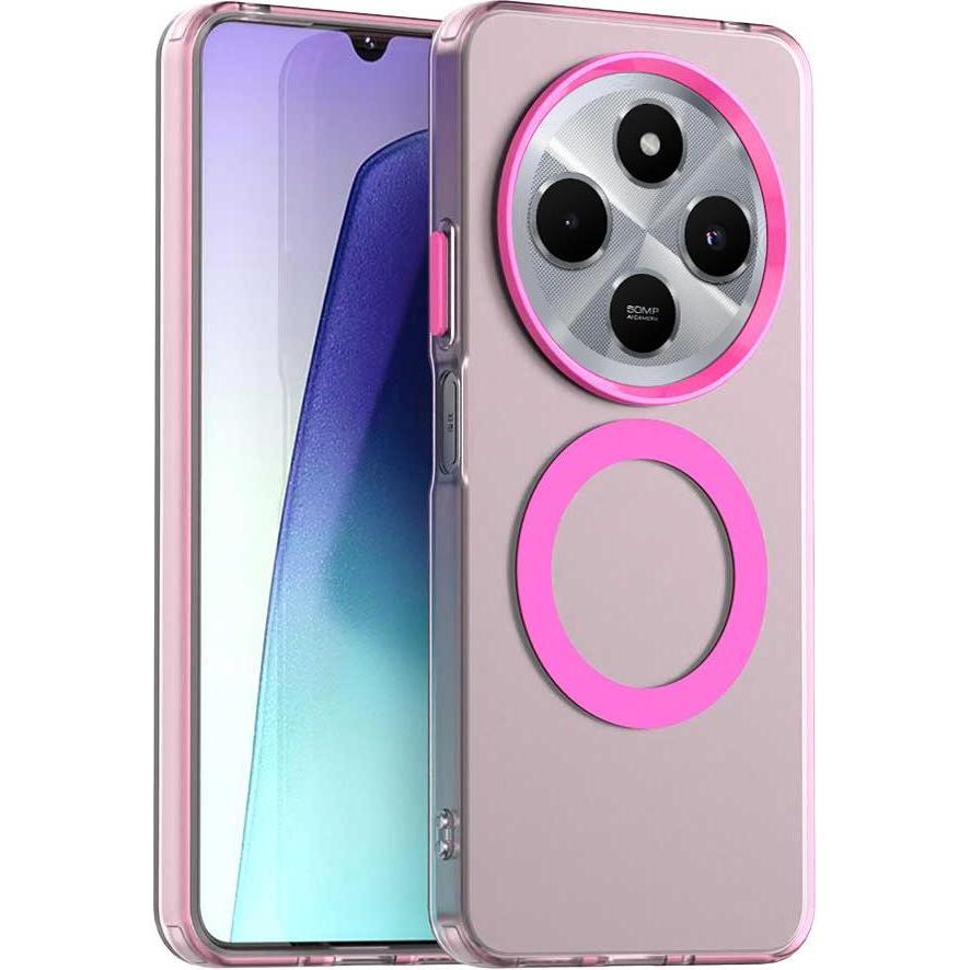 Techsuit Rosa - Candycase Magsafe - Xiaomi Redmi 14C / Poco C75 - (Xiaomi Poco C75, Xiaomi Redmi 14C), Cover Smartphone,