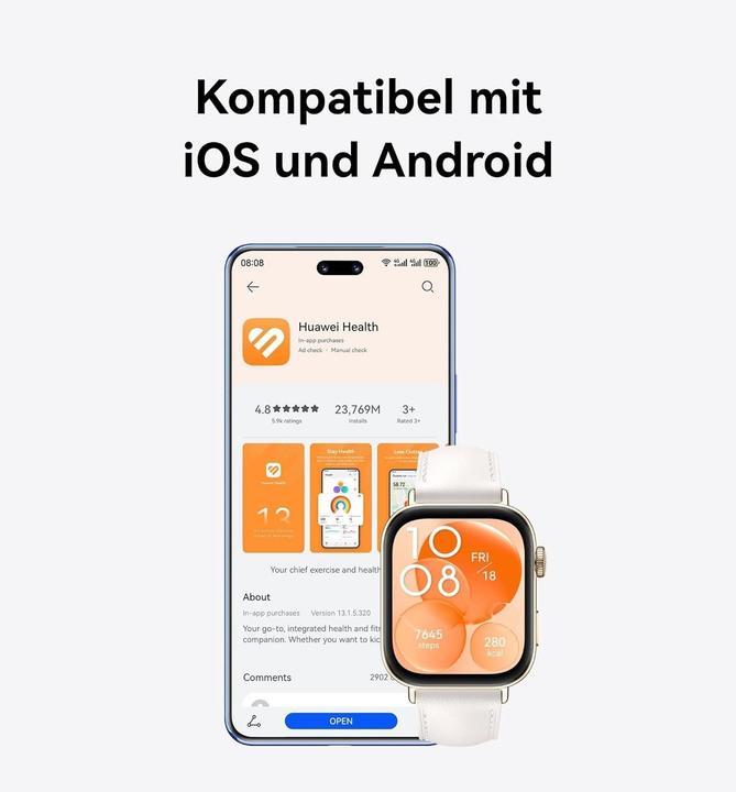Produktbild Huawei Watch Fit 3 (43.20 mm)