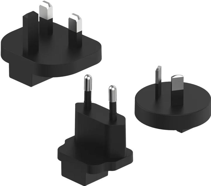 Actual product image Sharge Plug adapter for GaN chargers BLK