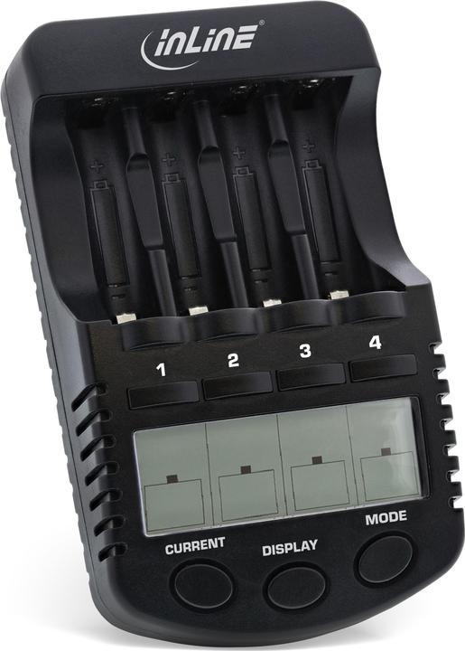 Produktbild InLine Premium Schnell-Ladegerät (1 Stk., AA, AAA, Ladegerät ohne Akku)