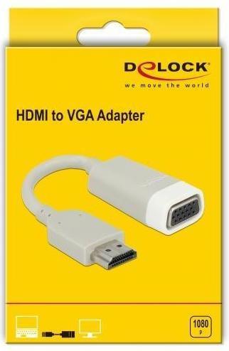 Produktbild Delock Monitoradapter HDMI-A zu VGA (VGA, 15 cm)
