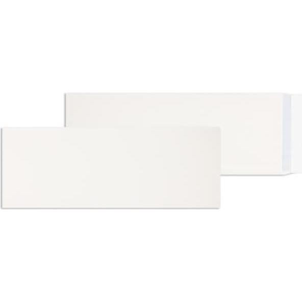 Blanke, Versandtasche + Luftpolstertasche, Versandtaschen 162x430mm 120g/qm haftklebend VE=250 Stück weiss (250 x)