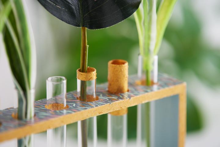 Produktbild VBS Vasen Reagenzglashalter "Cube", 2 Stück