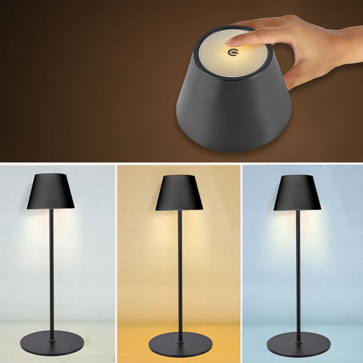 Actual product image Casativo Moderne höhenverstellbare LED-Stehlampe, dimmbar, schwarz, 50 /90/130 cm