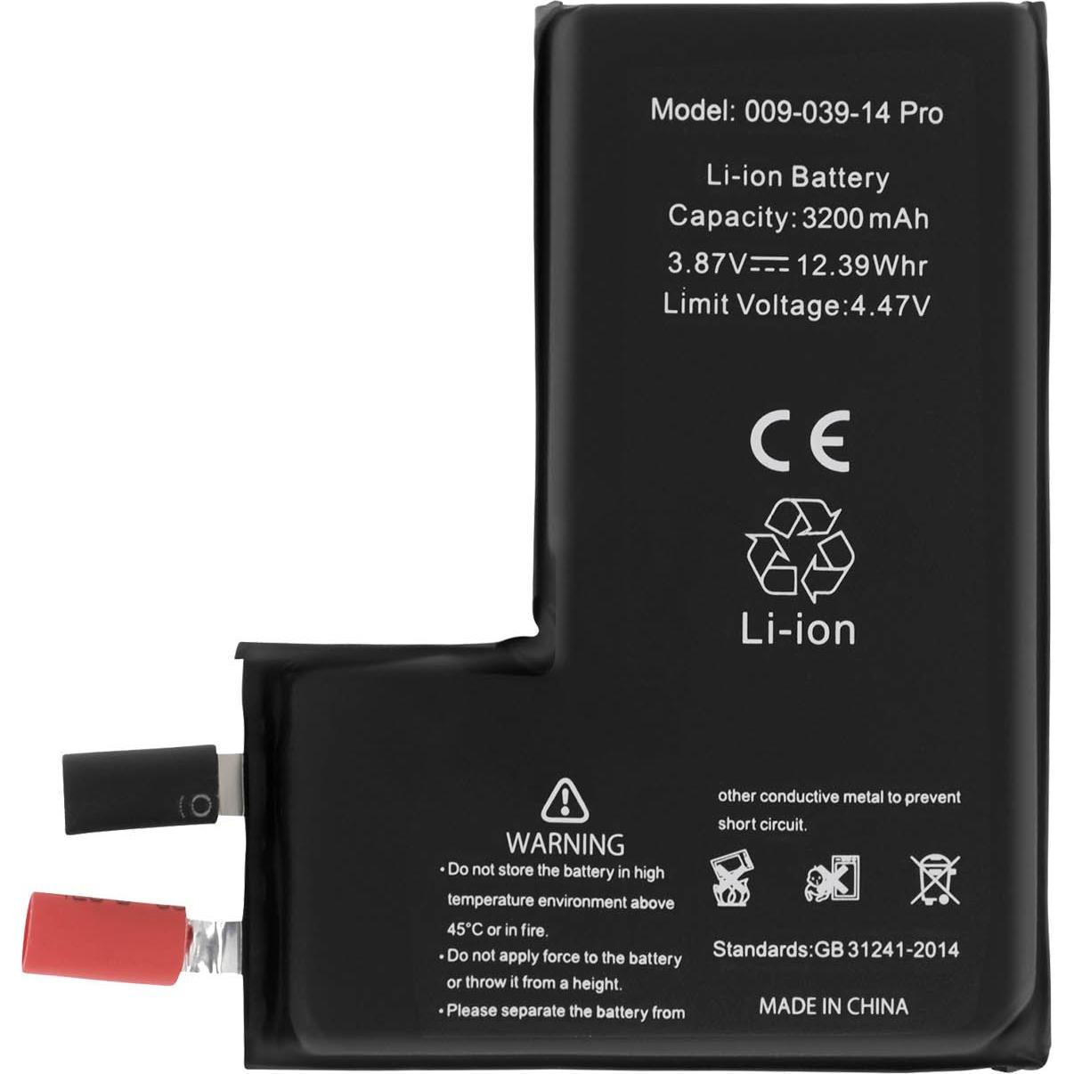Clappio 3200mAh Ersatzakku ohne BMS, Smartphone Akku