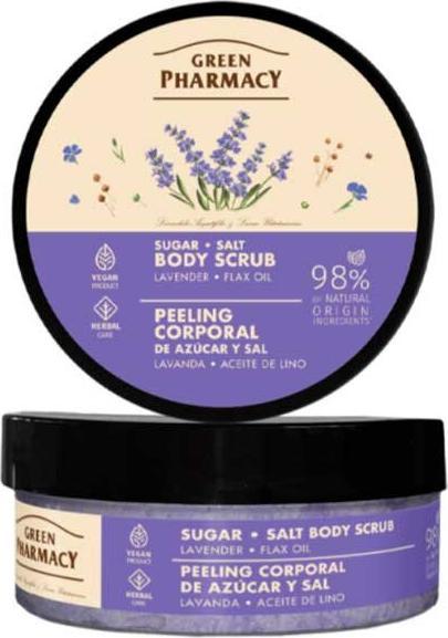 Schubiger Green Pharmacy Corp Lavendel- und Leinöl-Peeling 200 ml (200 ml)