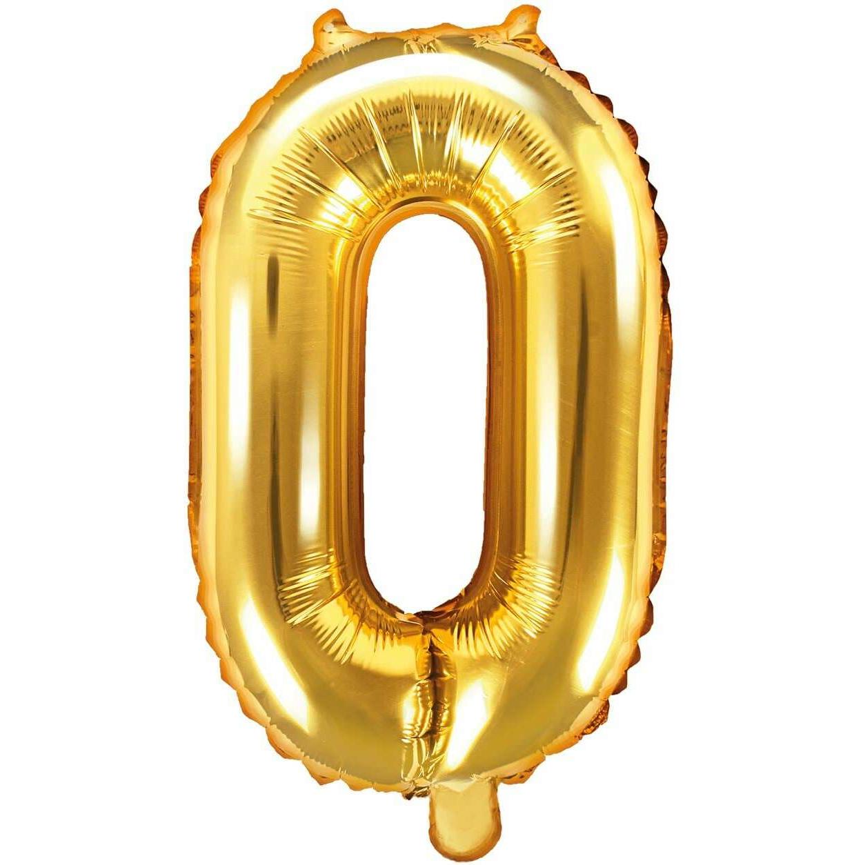 Partydeco Ballon Brief "O" in Gold