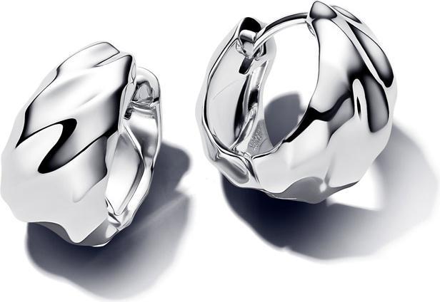 Produktbild Pandora Gewellte kleine Creolen (Silber 925)