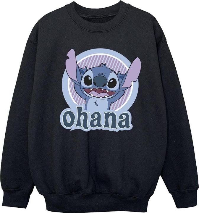 Actual product image Disney Girls Lilo And Stitch Ohana Circle Sweatshirt (152, 158)