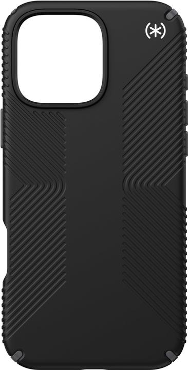 Actual product image speck Presidio2 Grip Apple iPhone 16 Pro Max Black - with Microban (Apple iPhone 16 Pro Max)