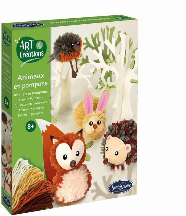Produktbild Sentosphere Bastelset Pompon Tiere