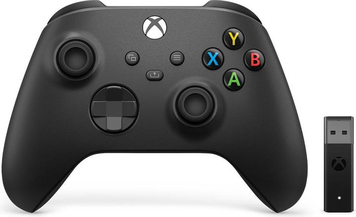 Produktbild Microsoft Xbox Wireless Controller + Wireless Adapter for Windows 10 (Xbox One X, Xbox Series X, PC, Xbox One S, Xbox Series S)