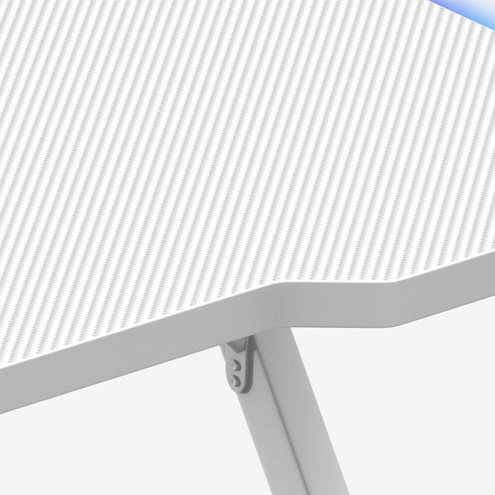 Actual product image Huzaro Biurko gamingowe Hero 2.5 White RGB