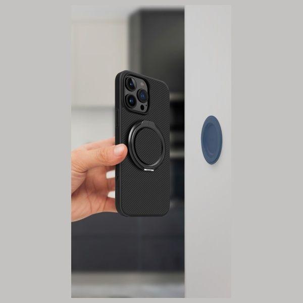 Actual product image Uniq Gripfit Premium 360 Magnetic Mount&Kickstand Magnetic Holder black/carbon black