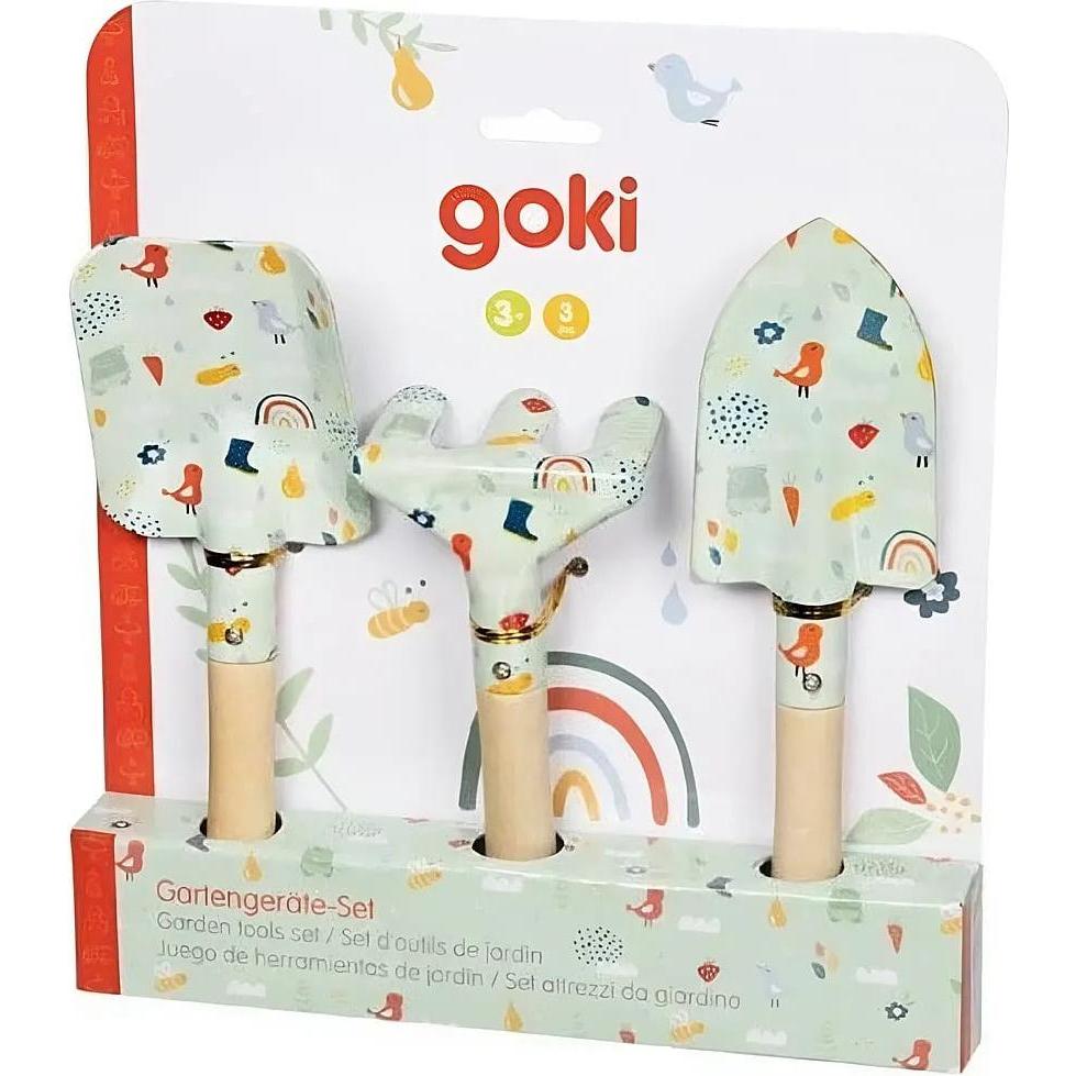 Goki Kinder Gartengeräte-Set (63875)