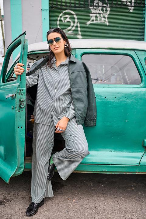 Produktbild Studio Untold Blouson, Boxy oversized Shape, Lederoptik, Used Look (46, 48)