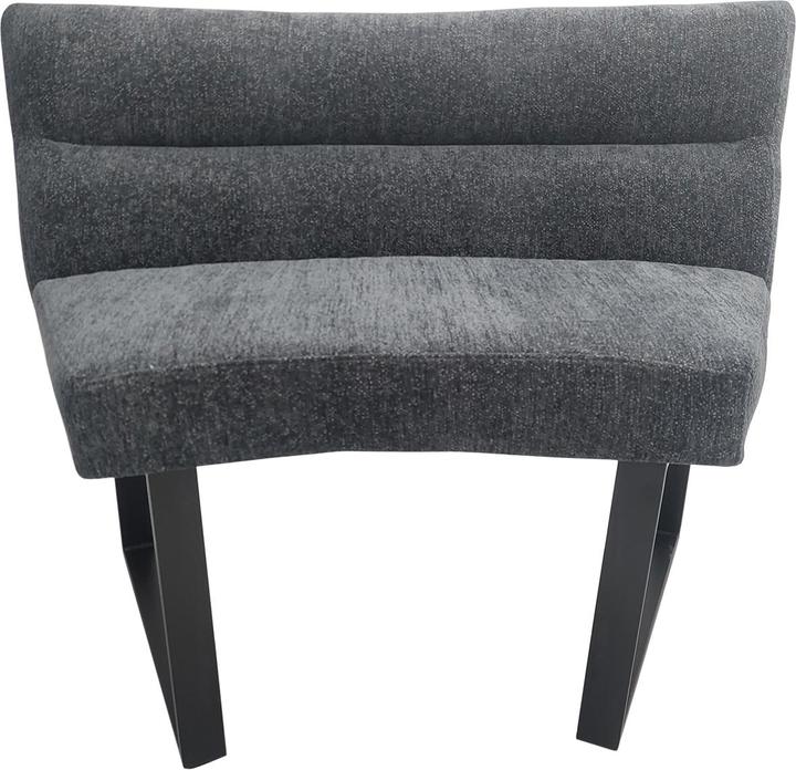 Produktbild HTI-Living Runde Bank Liron Anthrazit (108 cm)