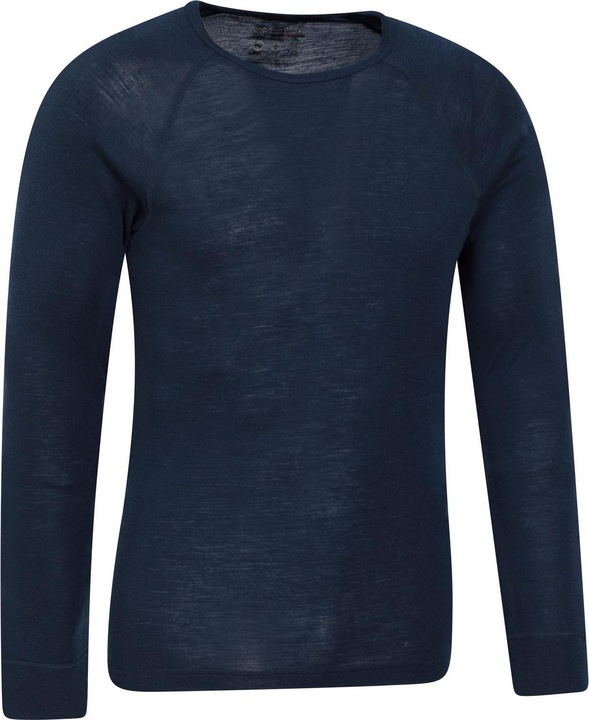 Actual product image Mountain Warehouse Mens Merino Wool Base Layer Top (Pack of 2) (XXL)