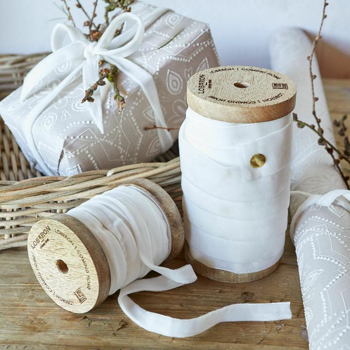 Produktbild Loberon Samtband 2er Set Liandis creme (2x)