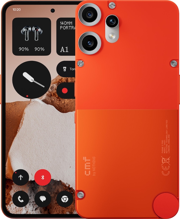 CMF Phone 2 Pro (128 GB, Orange, 6.77", Dual SIM, 50 Mpx, 5G)