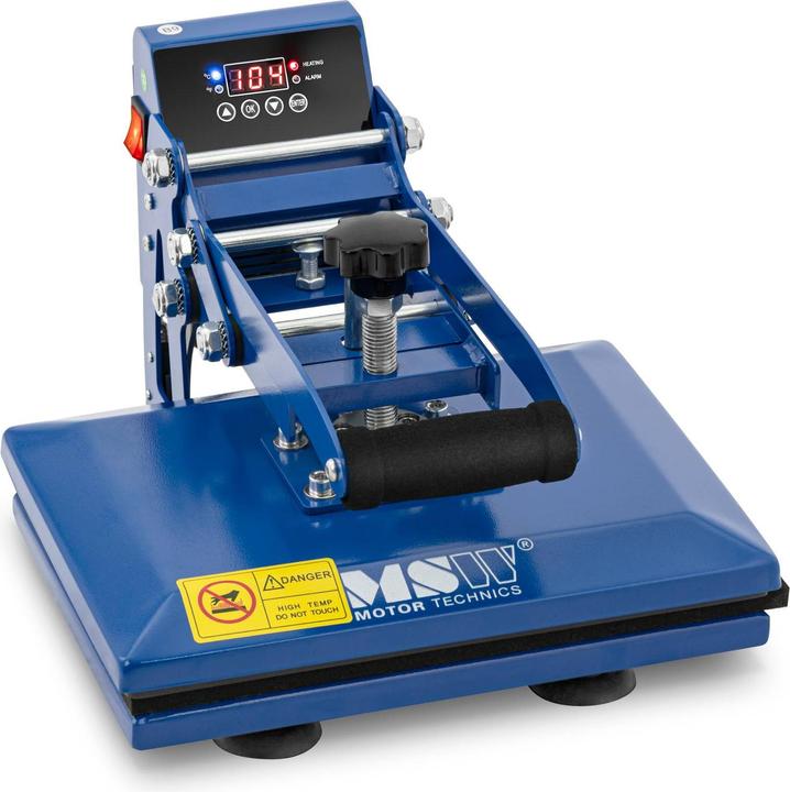 MSW Heat Press - 23 x 30 cm - up to 250 °C - LCD display - timer