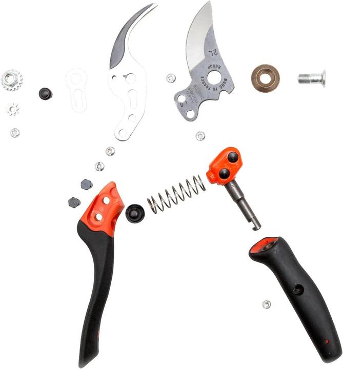 Actual product image Irimo ERGO™ Medium-sized 30 mm bypass pruning shears with roller handle with elastomer coating