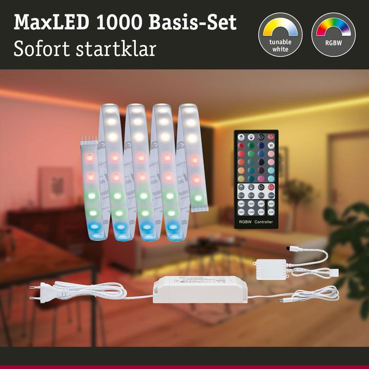 Image du produit Paulmann Kit MaxLED 1000 Stripe (Multicolore, 150 cm, Intérieur)